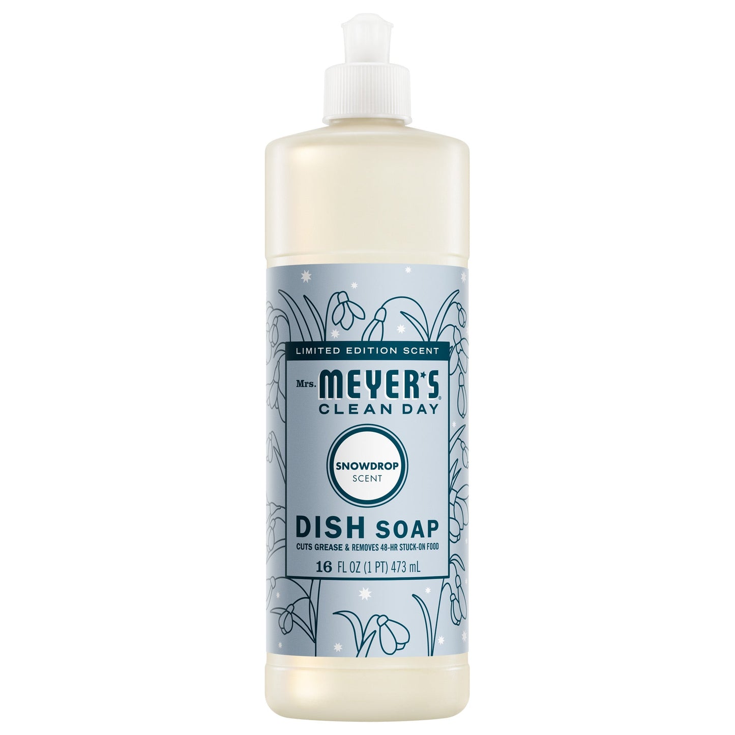 Mrs. Meyers Snowdrop Dish Soap - with Kitchen Cleanup