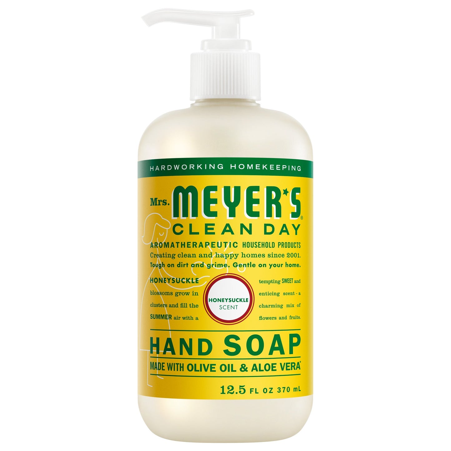Mrs. Meyers Honeysuckle Liquid Hand Soap - with Everyday Cleansing