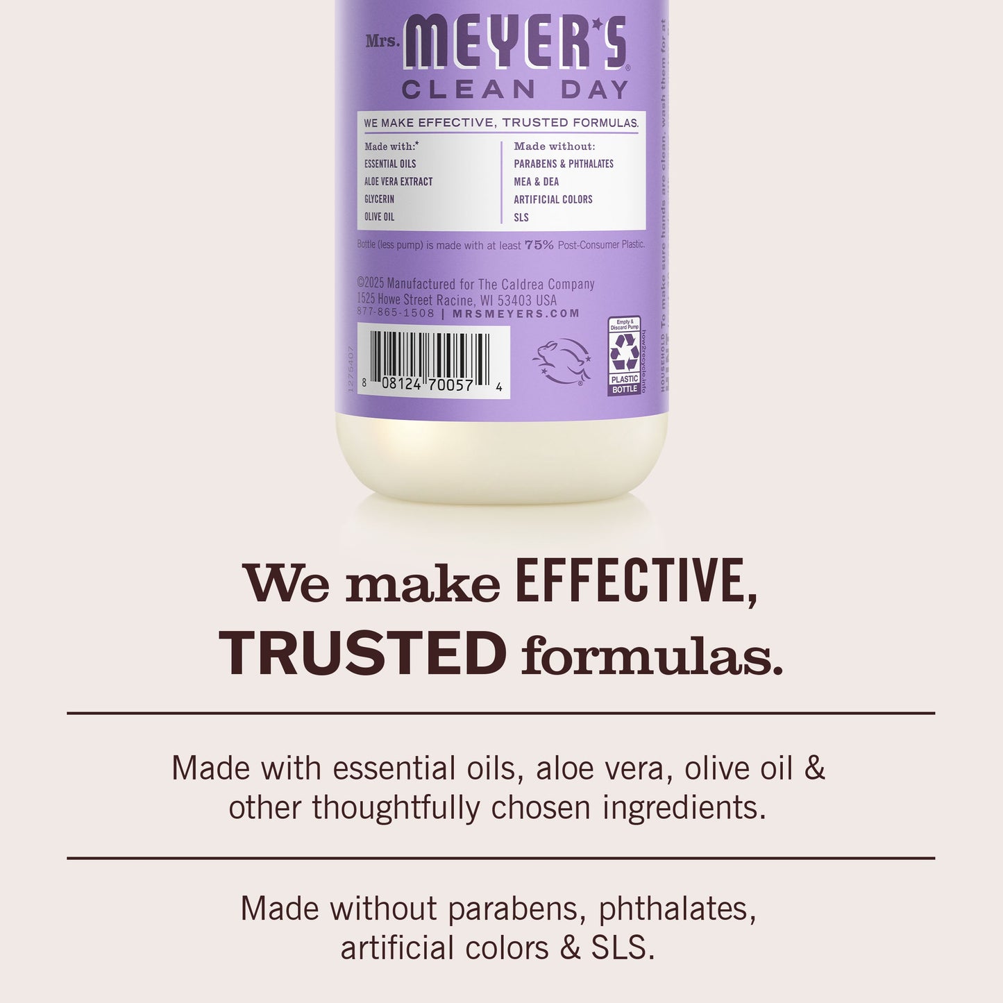 Mrs. Meyers Lilac Liquid Hand Soap - with Everyday Cleansing