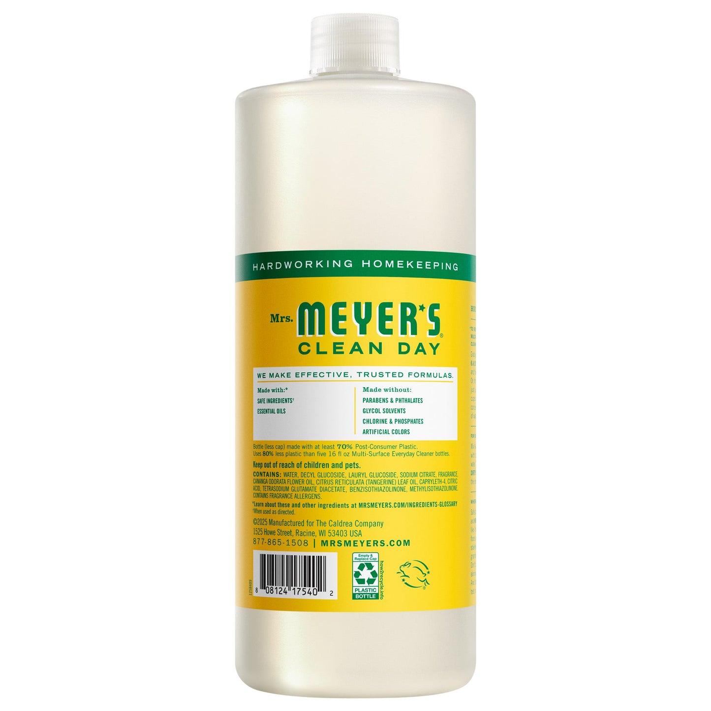 Mrs. Meyers Honeysuckle Multi - Surface Concentrate - with Convenient Concentrated Use