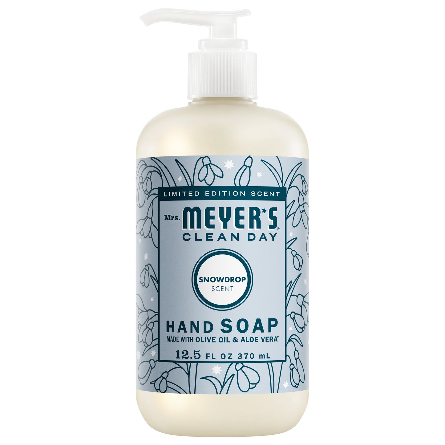 Mrs. Meyers Snowdrop Liquid Hand Soap - with Everyday Cleansing