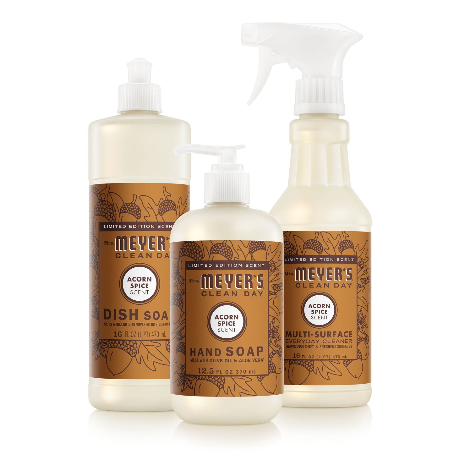 Mrs. Meyers Acorn Spice Kitchen Basics Set - with Everyday Cleansing