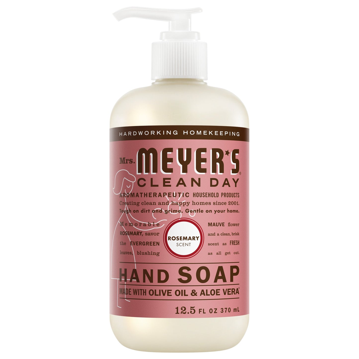 Mrs. Meyers Rosemary Liquid Hand Soap - with Everyday Cleansing