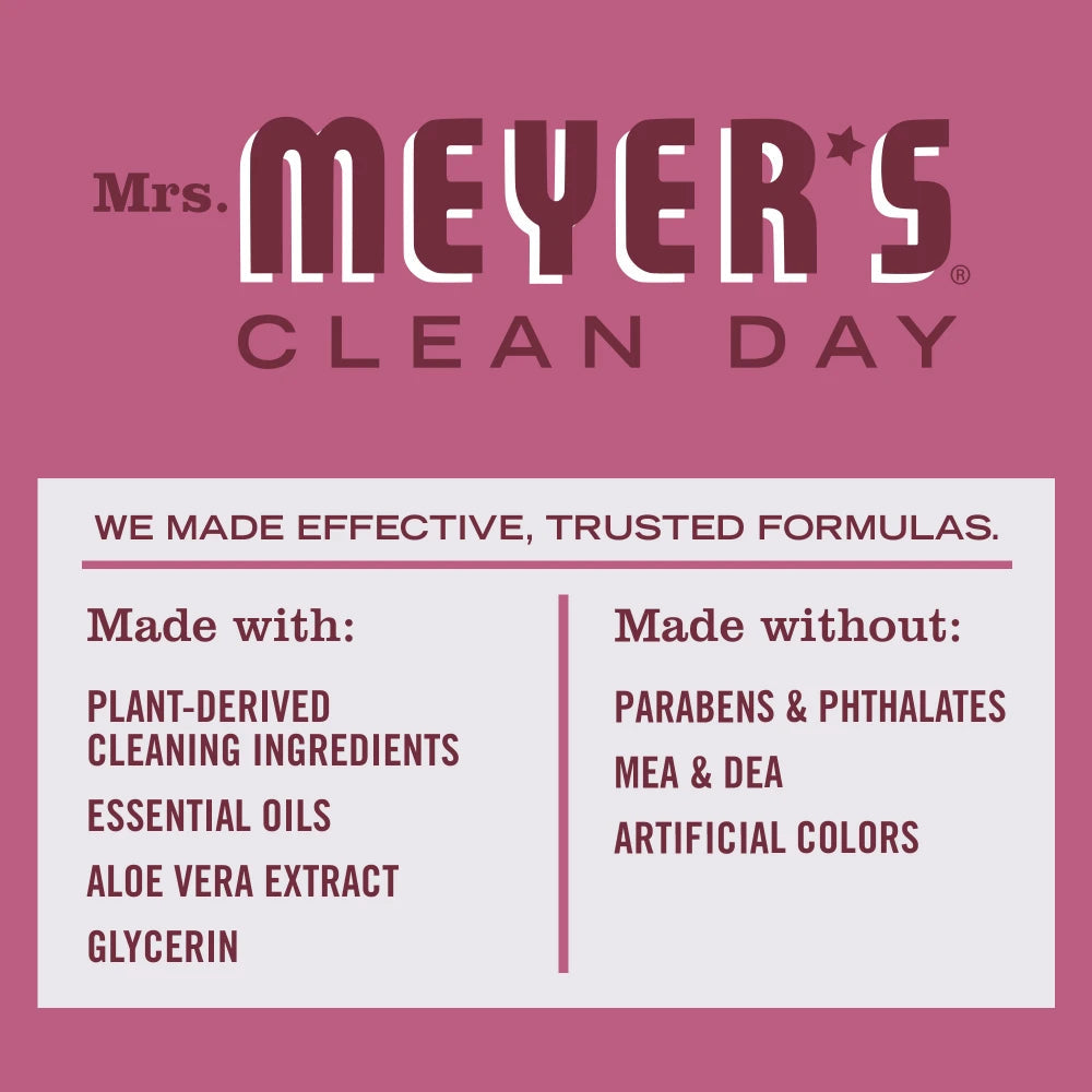 Mum Dish Soap Mrs. Meyers - with Kitchen Cleanup