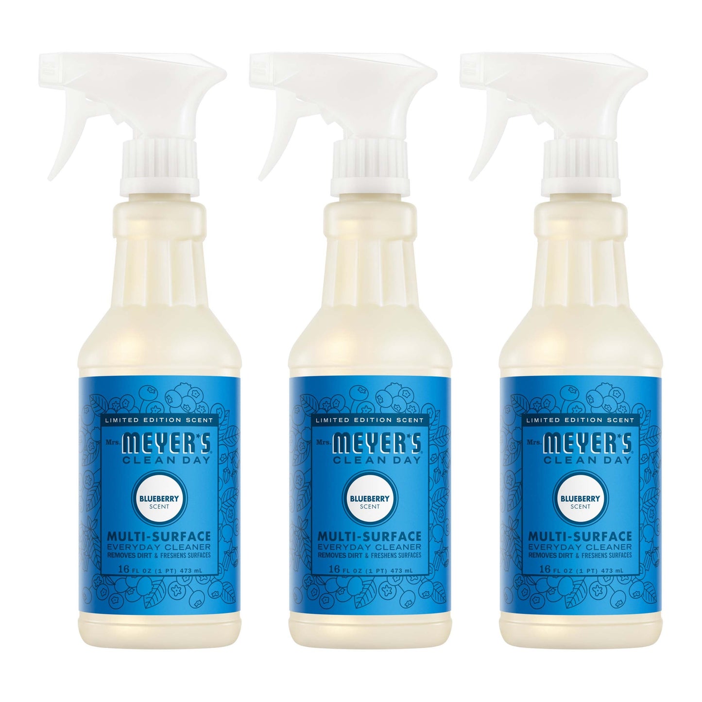 Blueberry Multi - Surface Everyday Cleaner 3 - count Bundle - with Convenient Multi-Product Use