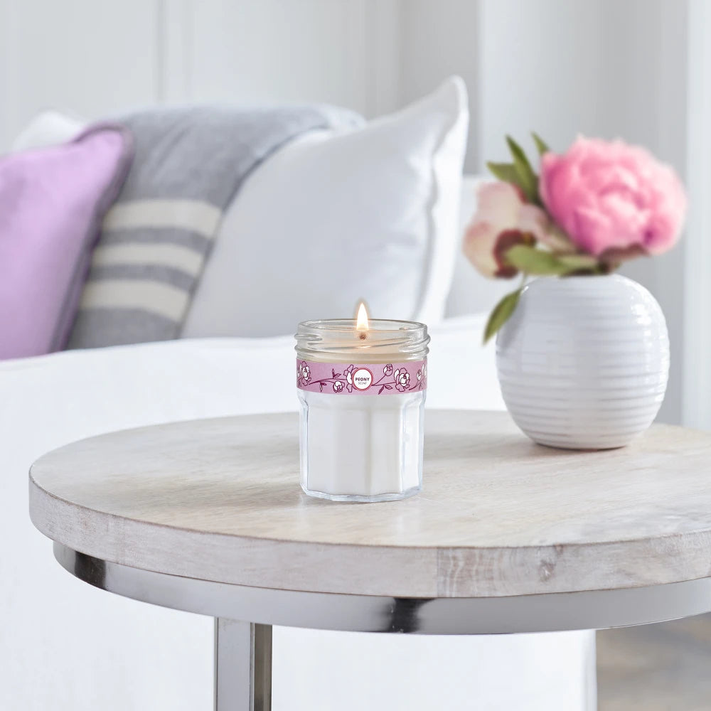 Mrs. Meyers Peony Soy Candle Small - with Garden-Inspired Scent