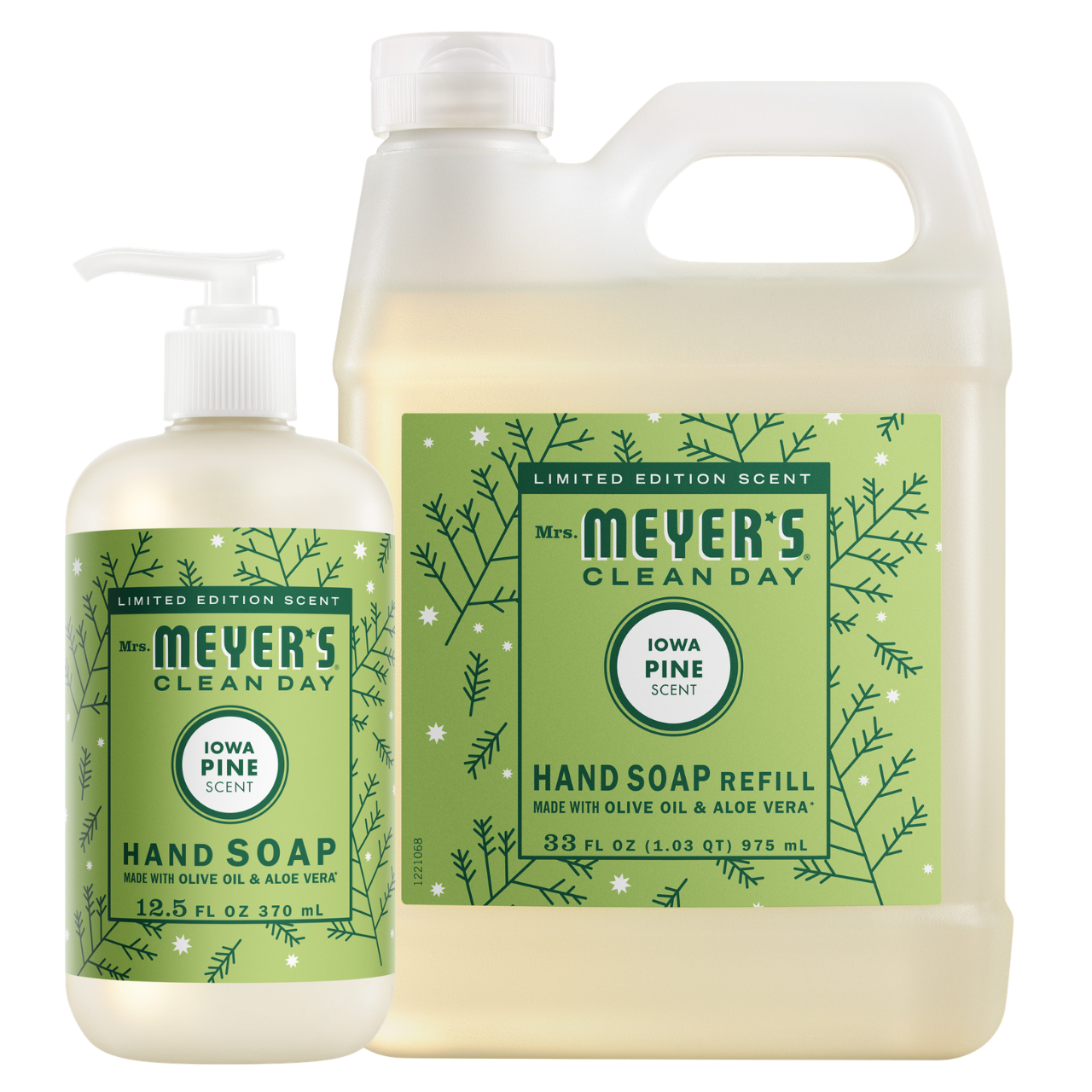Iowa Pine Liquid Hand Soap and Refill Set - with Everyday Cleansing