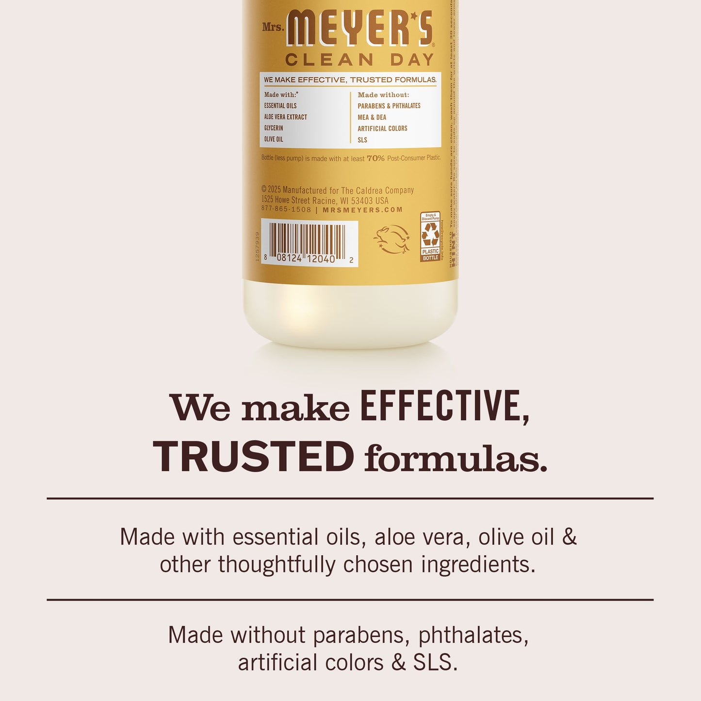 Mrs Meyers HoneycombLiquid Hand Soap - with Everyday Cleansing