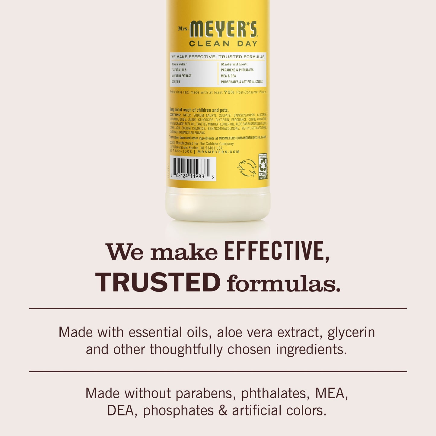 Mrs. Meyers Dandelion Dish Soap - with Kitchen Cleanup