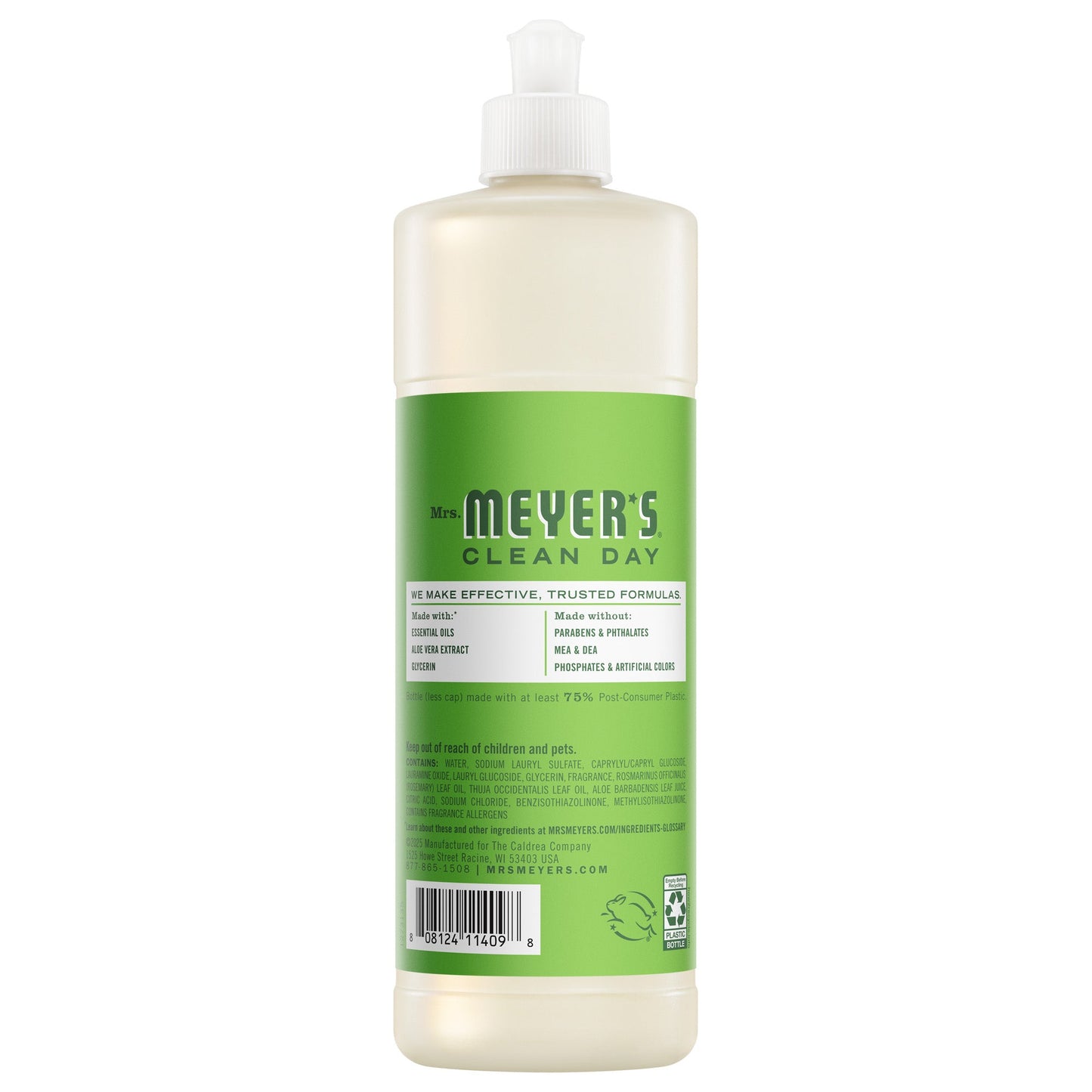 Fresh Cut Grass Liquid Dish Soap Mrs. Meyers - with Kitchen Cleanup