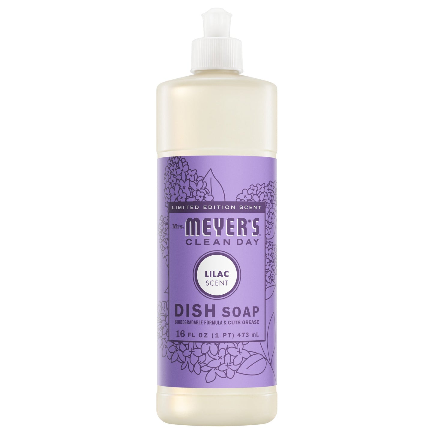 Lilac Dish Soap Mrs. Meyers - with Kitchen Cleanup