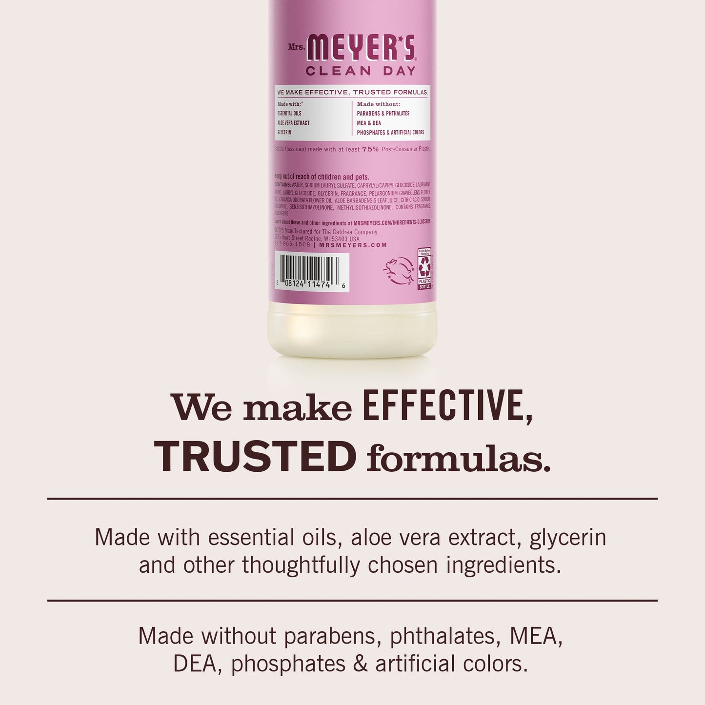 Peony Dish Soap Mrs. Meyers - with Kitchen Cleanup