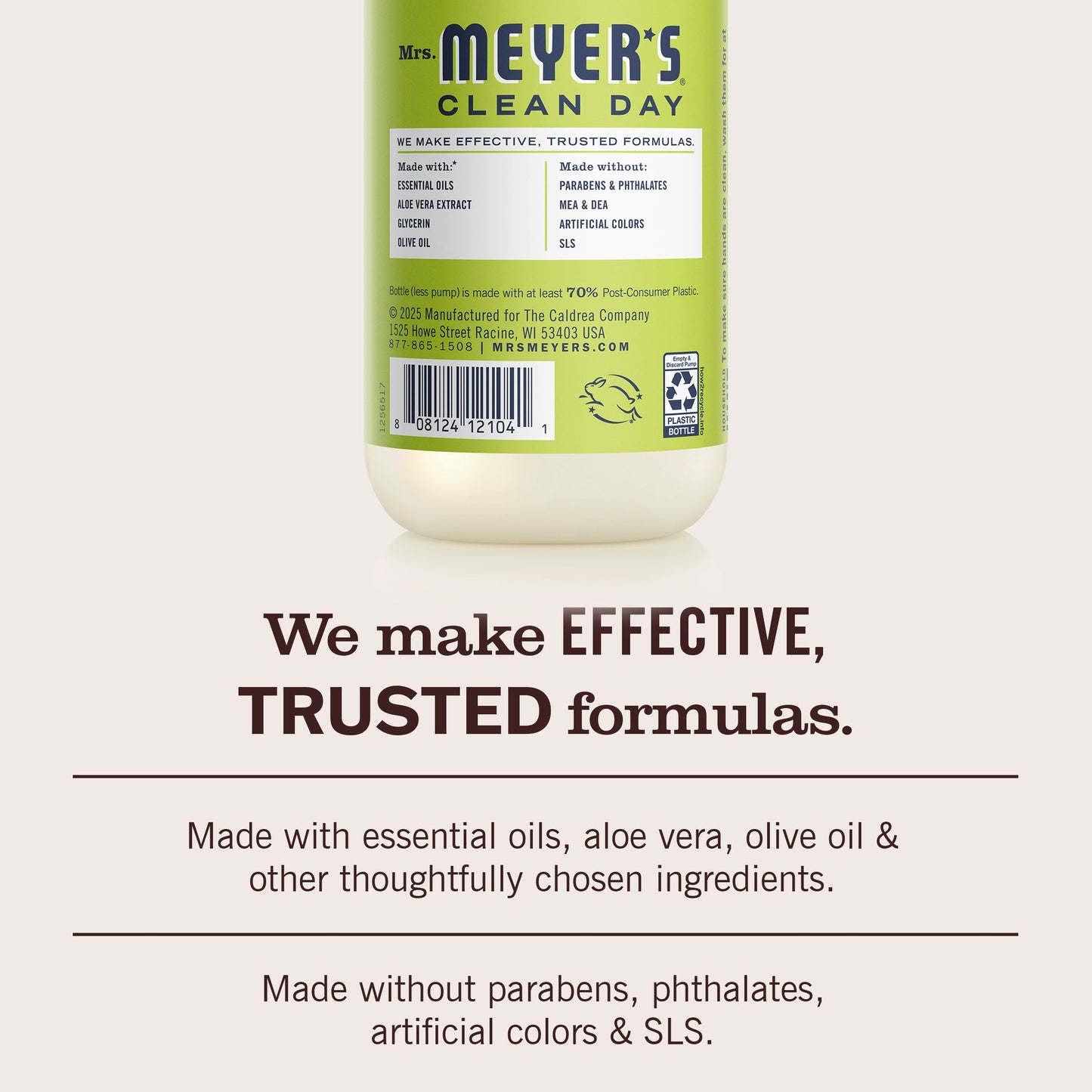 Mrs. Meyers Lemon Verbena Liquid Hand Soap - with Everyday Cleansing