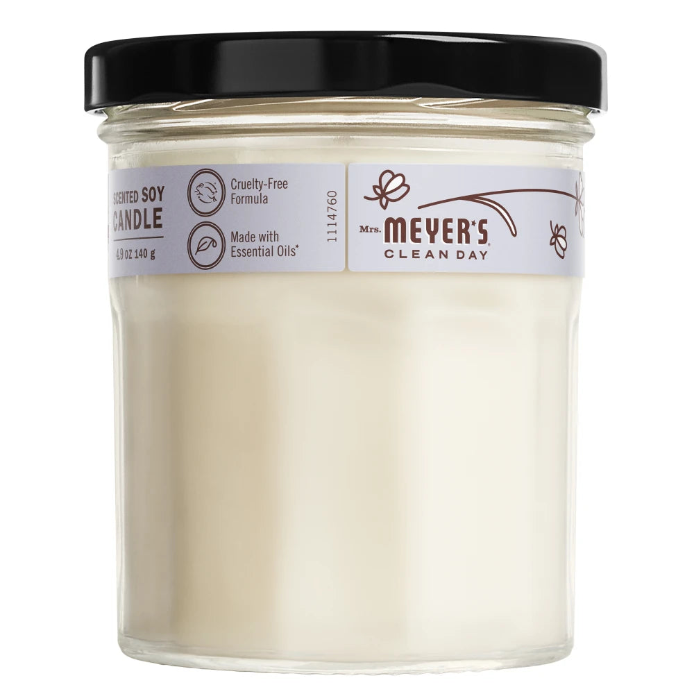 Large Lavender Scented Soy Candle Mrs. Meyers - with Garden-Inspired Scent