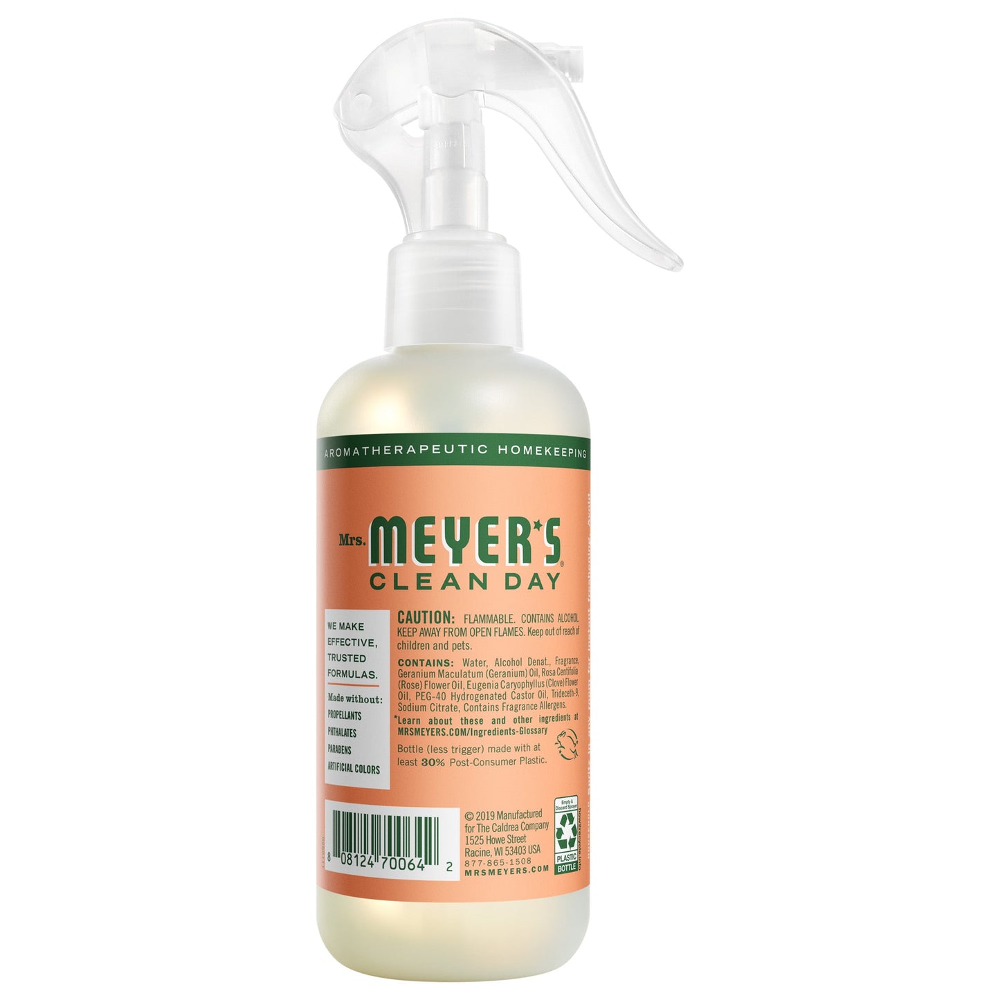 Mrs. Meyers Geranium Room Freshener - with Garden-Inspired Scent