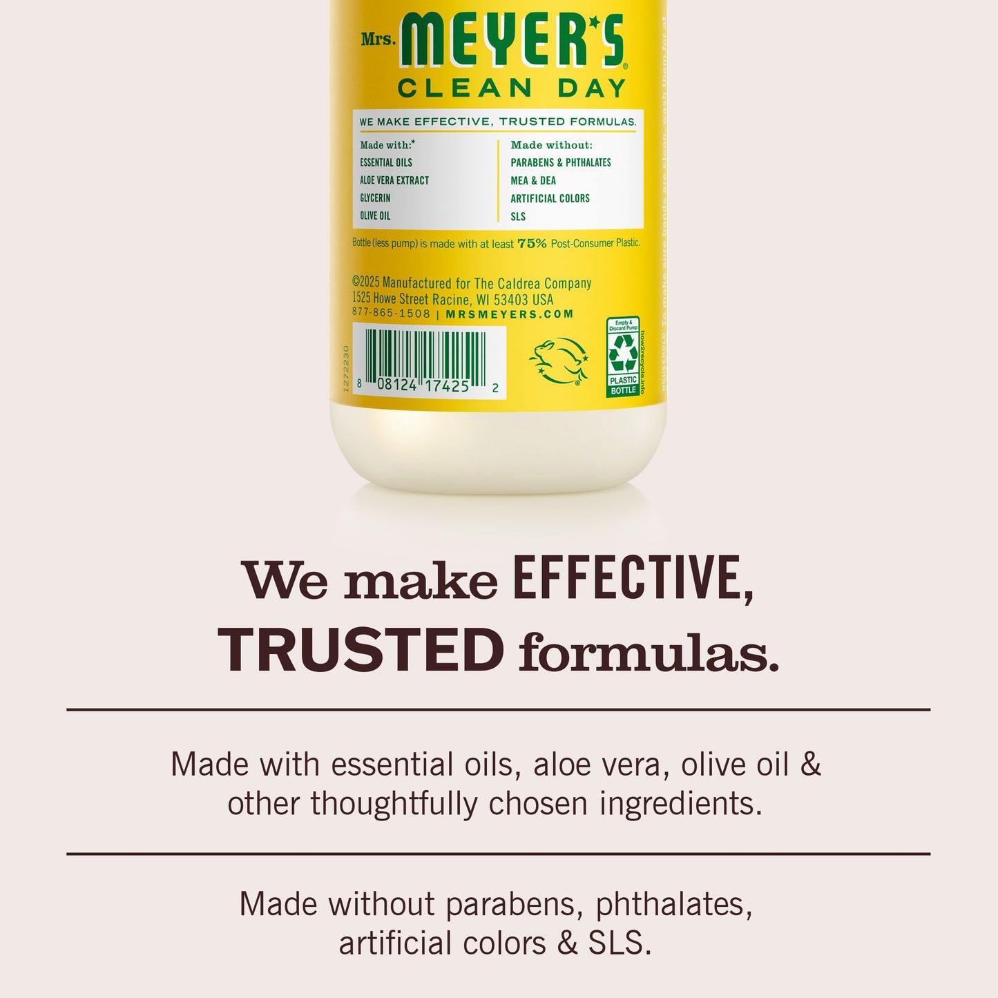 Mrs. Meyers Honeysuckle Liquid Hand Soap - with Everyday Cleansing