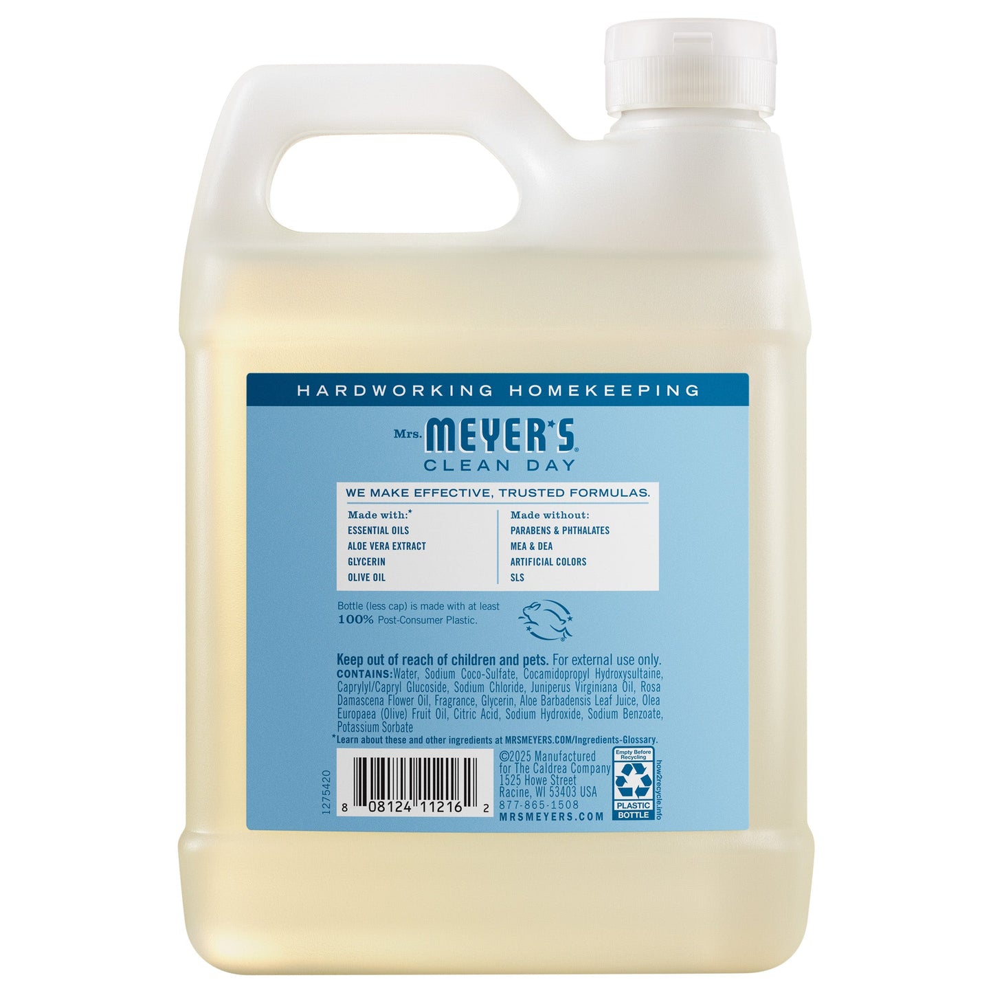 Mrs. Meyers Rain Water Liquid Hand Soap Refill - with Everyday Cleansing