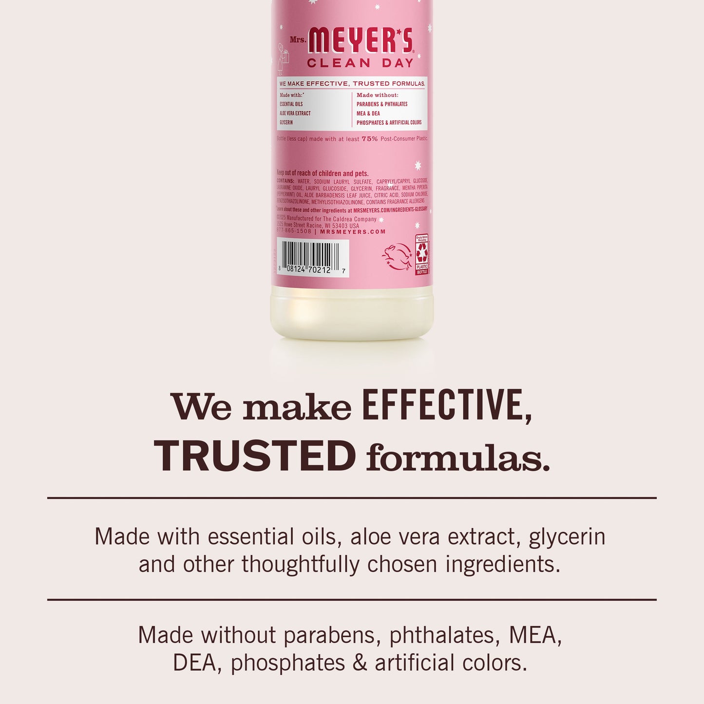 Mrs. Meyers Peppermint Dish Soap - with Kitchen Cleanup