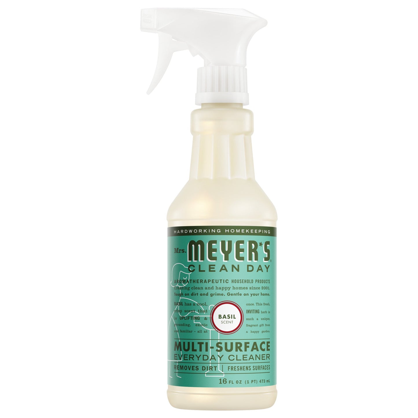Mrs. Meyers Basil Multi - Surface Everyday Cleaner - with Everyday Surface Care
