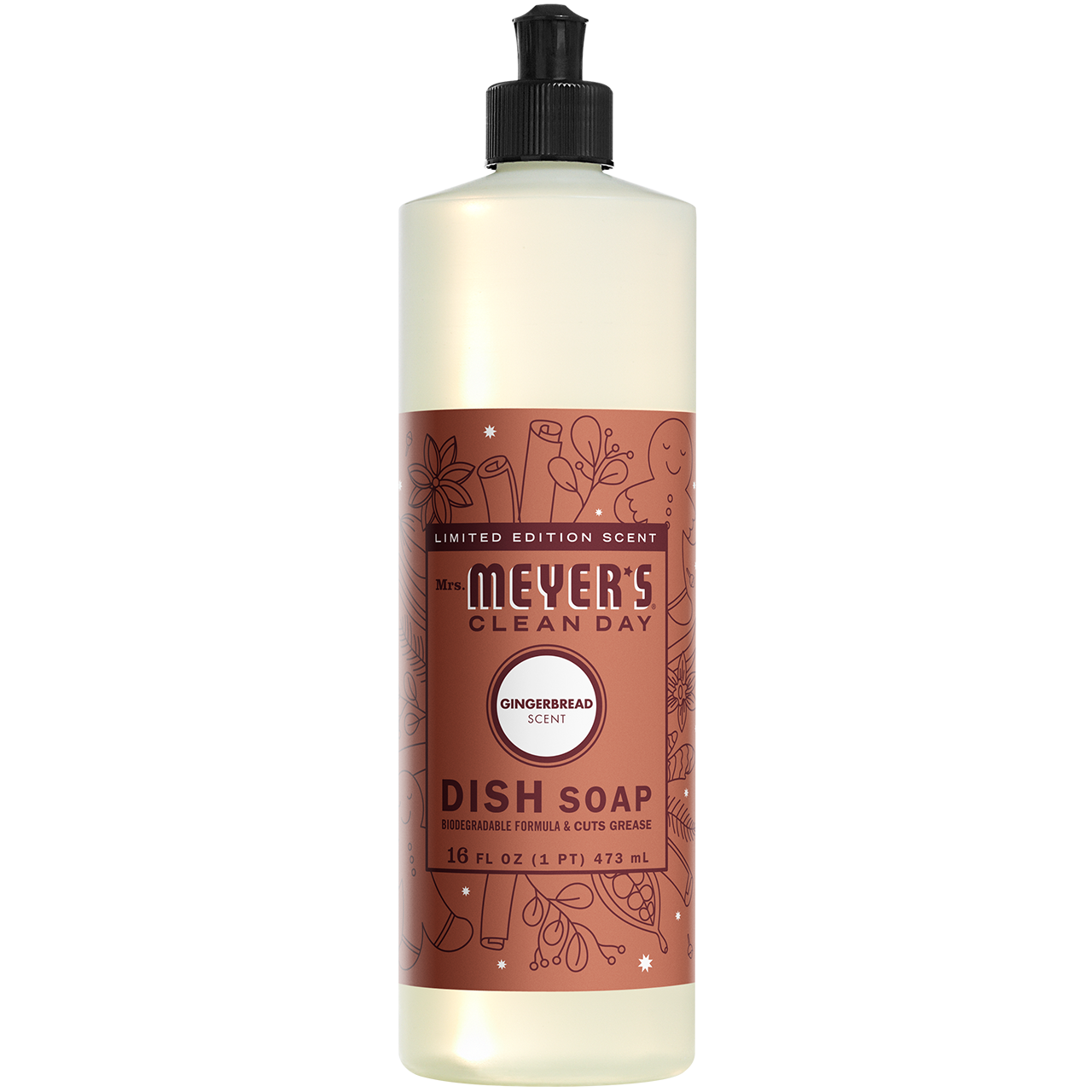 Mrs. Meyers Gingerbread Kitchen Basics Set - with Everyday Cleansing