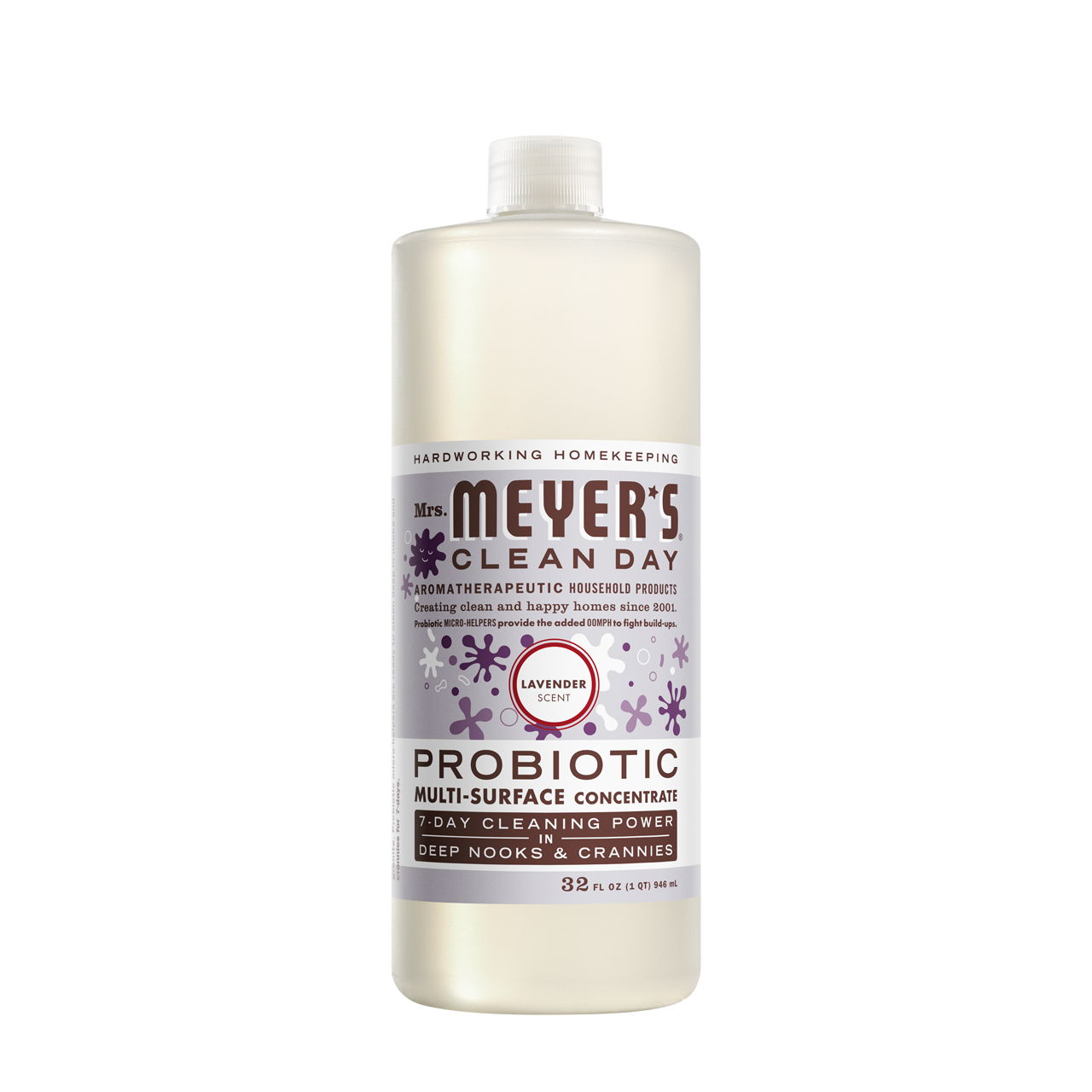 Mrs. Meyers Lavender Probiotic Multi - Surface Concentrate - with Convenient Concentrated Use