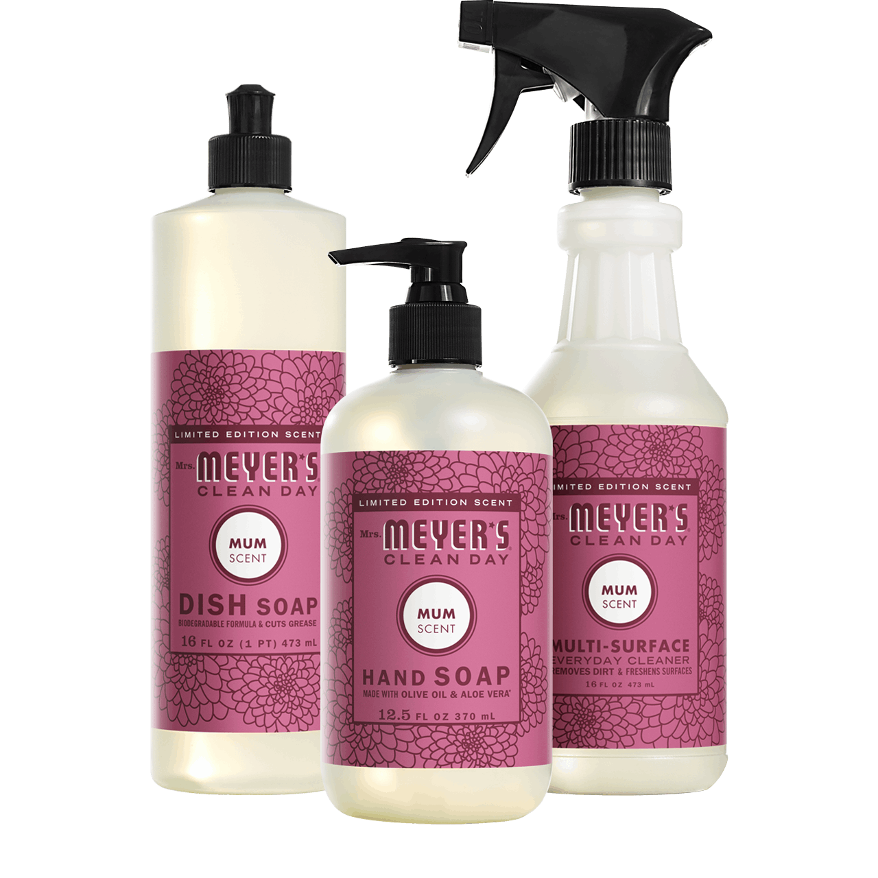 Mrs. Meyers Mum Kitchen Basics Set - with Everyday Cleansing