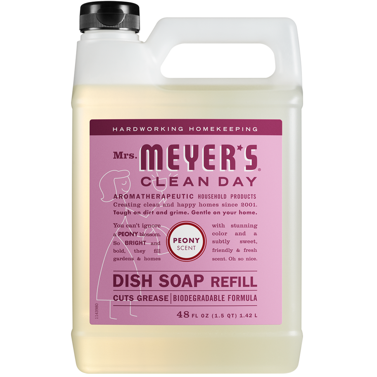 Peony Liquid Hand Soap and Refill Set - with Everyday Cleansing