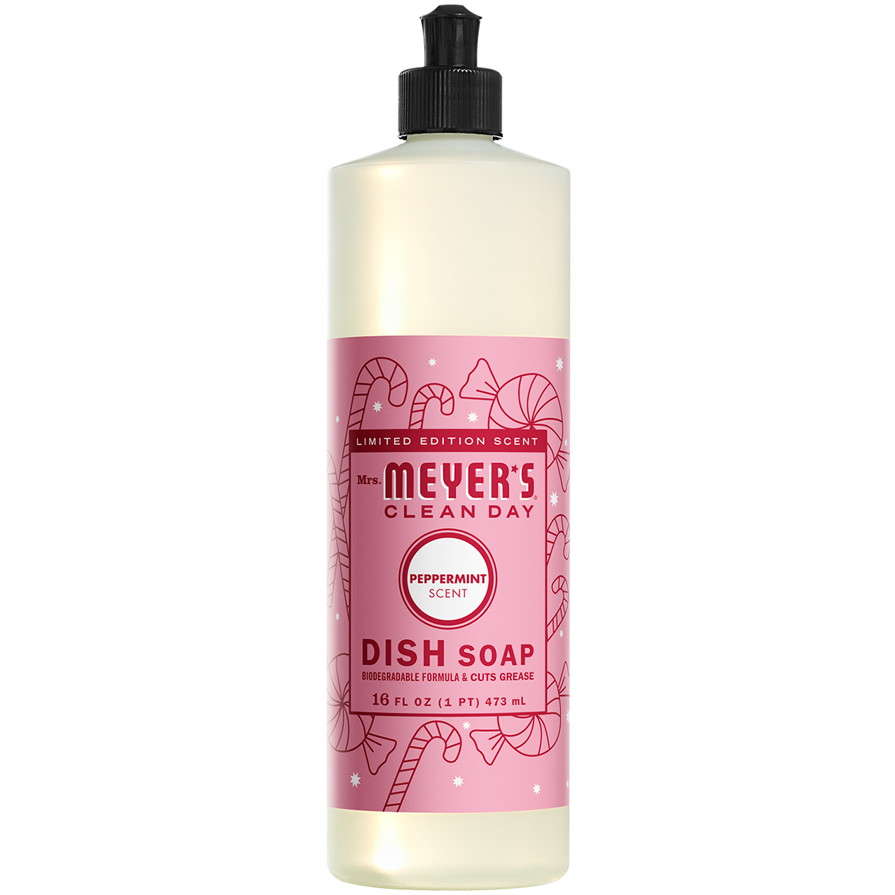 Mrs. Meyers Holiday Seasonal Dish Soap Collection - with Kitchen Cleanup