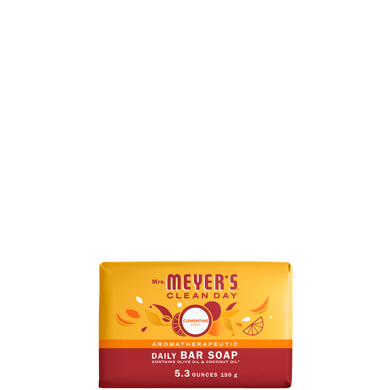 Mrs. Meyers Clementine Daily Bar Soap - with Daily Cleansing