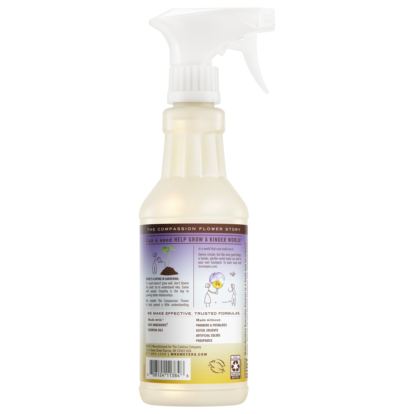 Compassion Flower Multi - Surface Everyday Cleaner Mrs. Meyers - with Everyday Surface Care