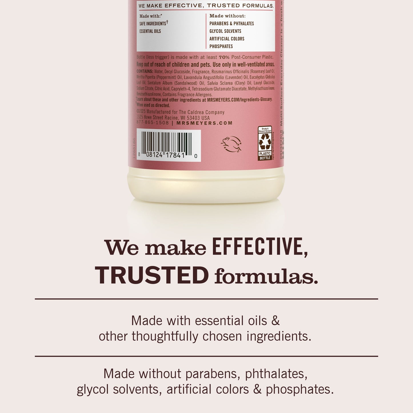 Mrs. Meyers Rosemary Multi - Surface Everyday Cleaner - with Everyday Surface Care