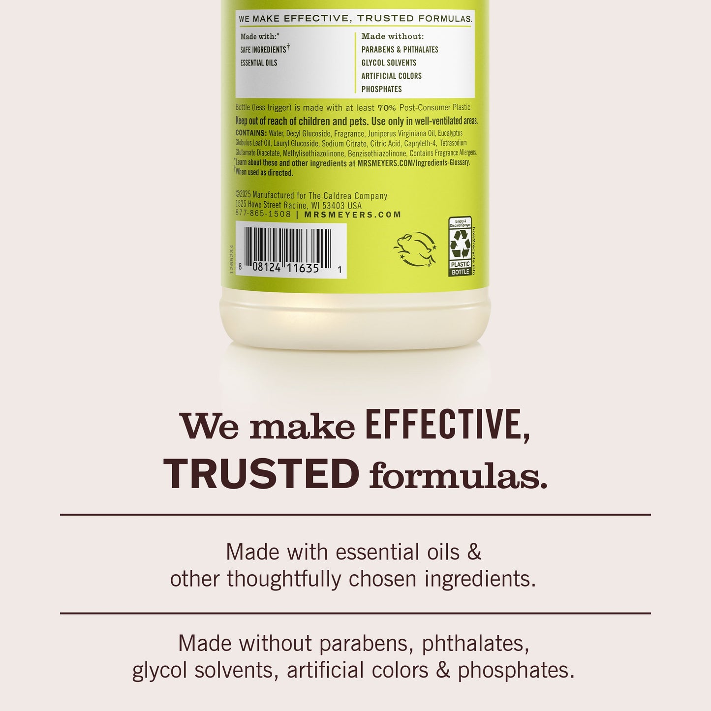 Pear Tree Multi - Surface Everyday Cleaner Mrs. Meyers - with Everyday Surface Care
