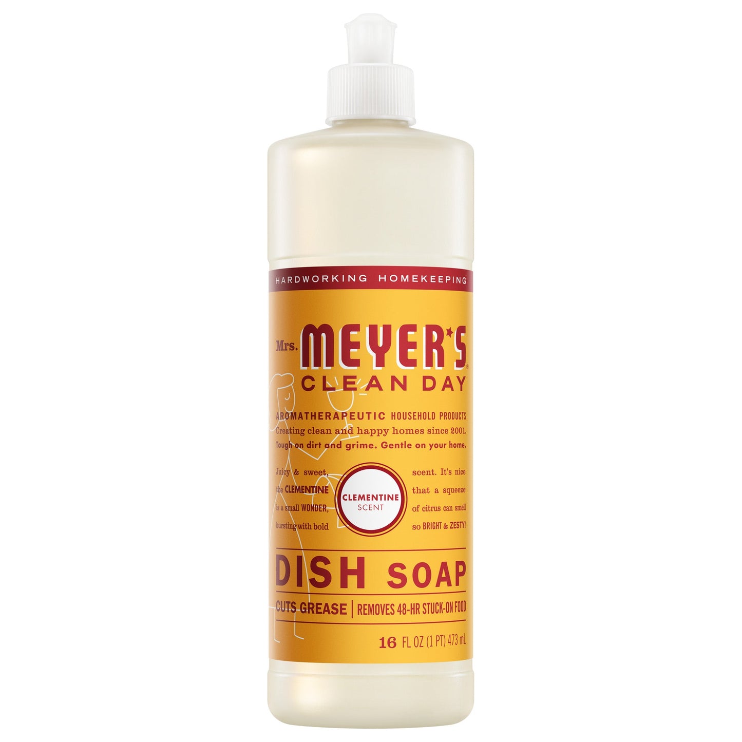 Clementine Dish Soap - with Kitchen Cleanup