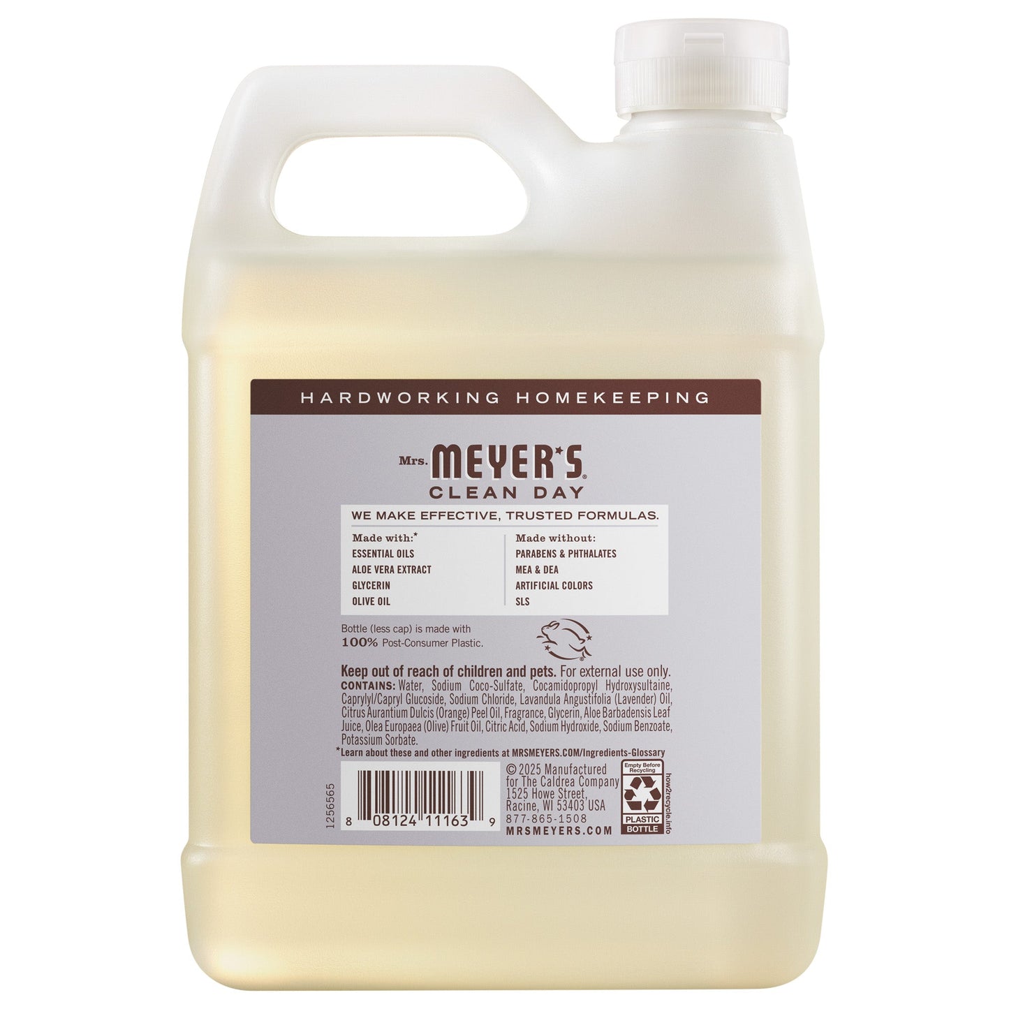 Lavender Liquid Hand Soap Refill Mrs. Meyers - with Everyday Cleansing