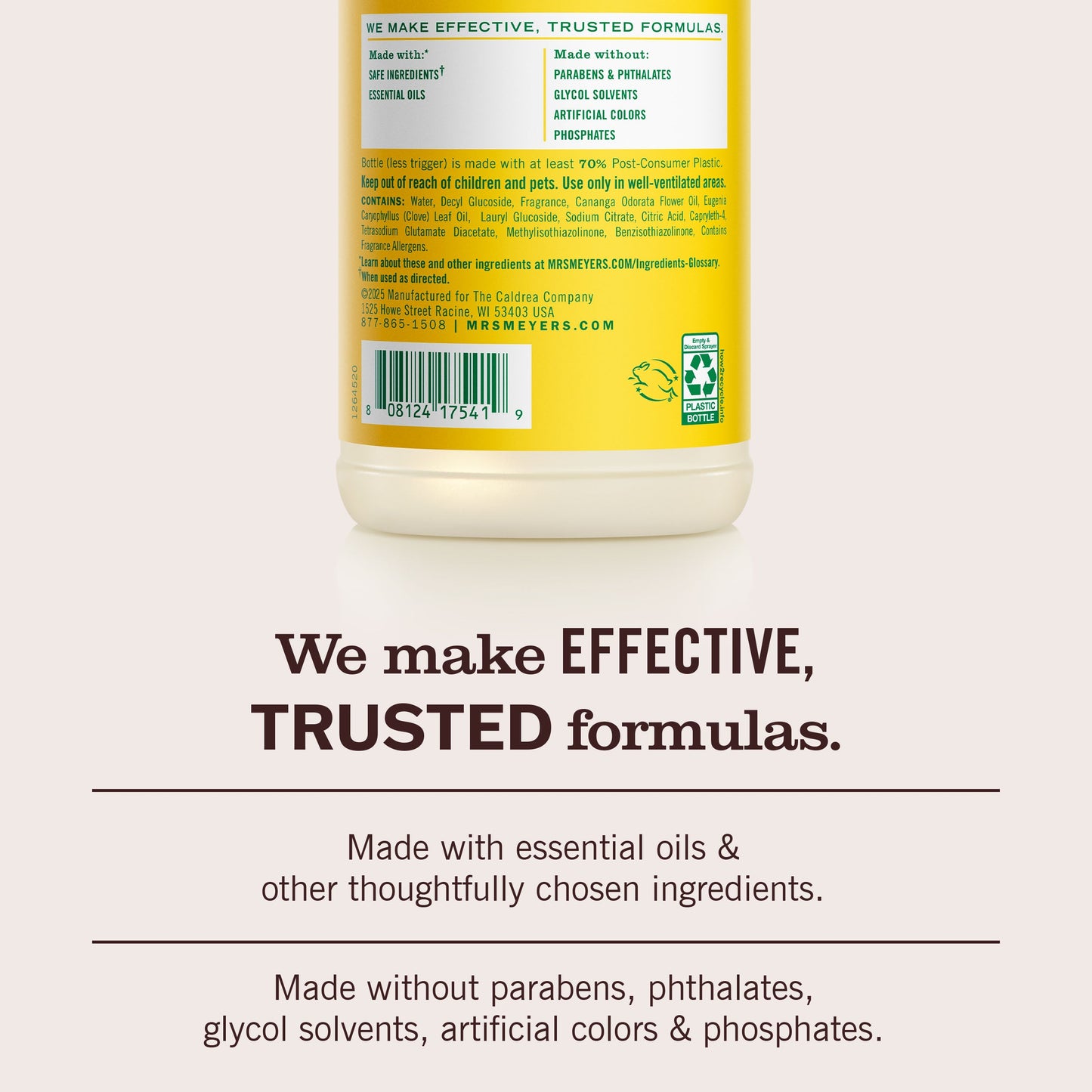 Mrs. Meyers Honeysuckle Multi - Surface Everyday Cleaner - with Everyday Surface Care