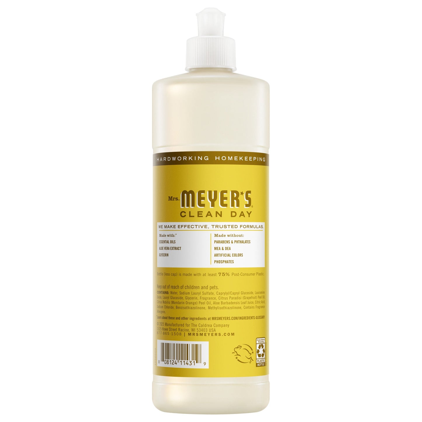 Mrs. Meyers Daisy Dish Soap 3 - count bundle - with Kitchen Cleanup