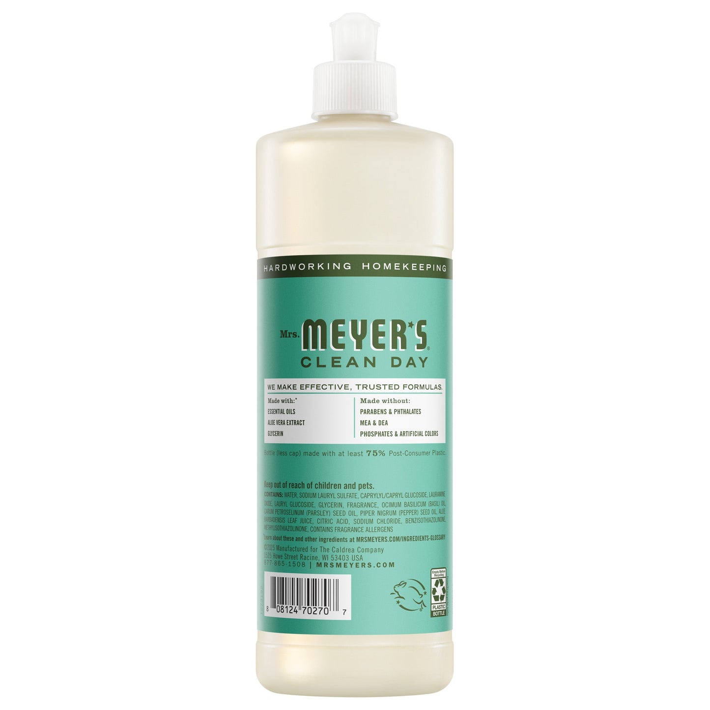 Basil Dish Soap Mrs. Meyers - with Kitchen Cleanup