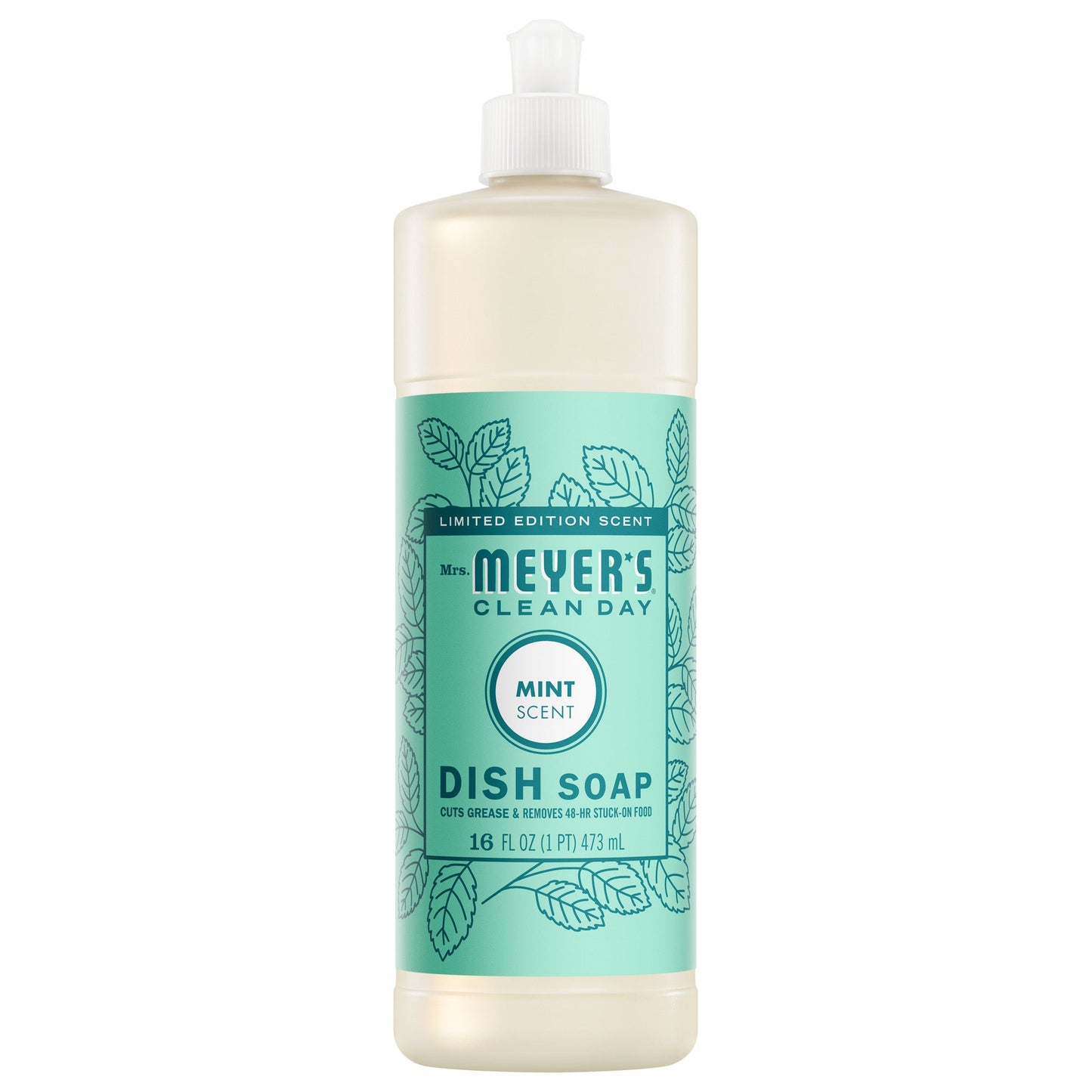 Mint Dish Soap Mrs. Meyers - with Kitchen Cleanup