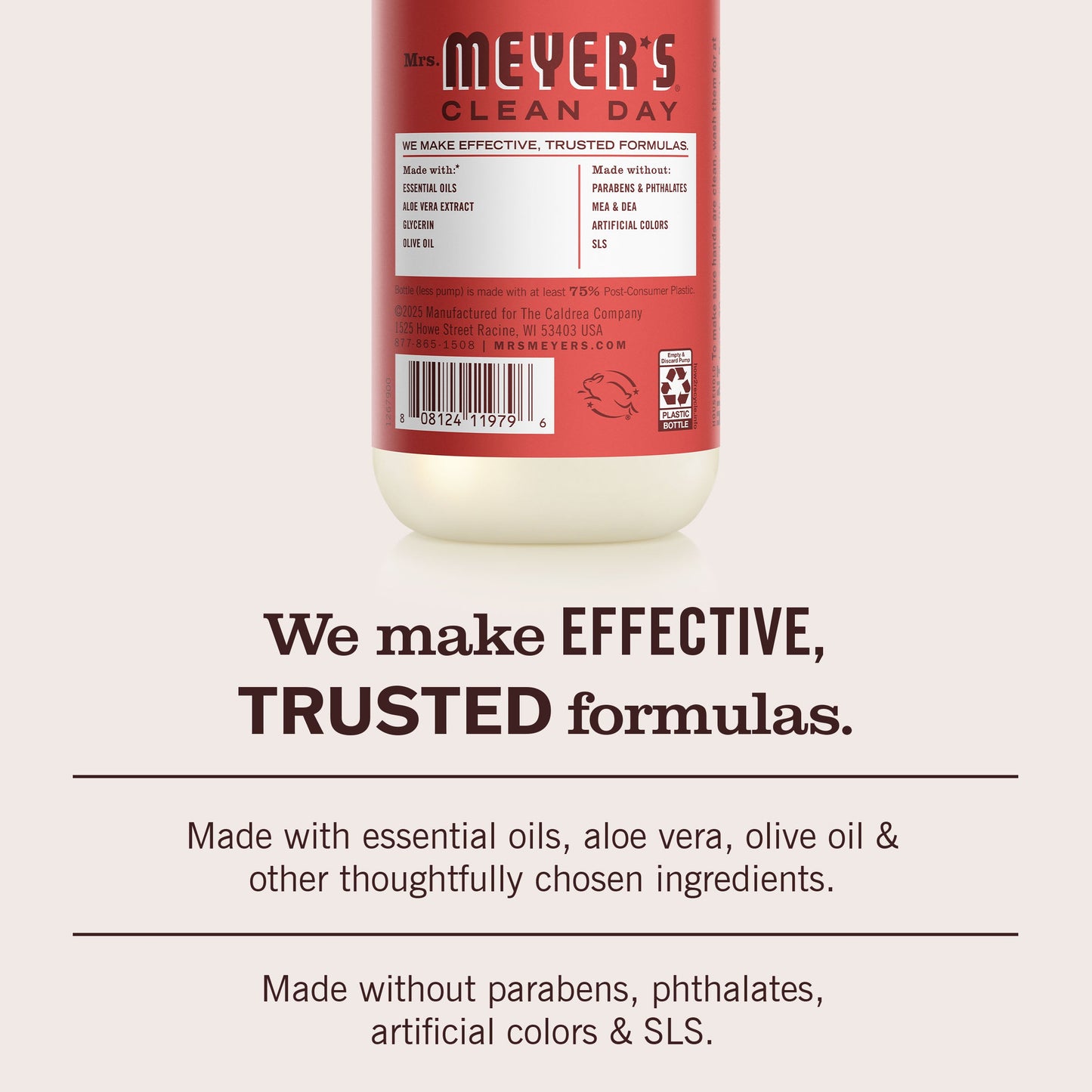 Mrs. Meyers Tomato Vine Dish Soap - Hand Care - with Everyday Cleansing