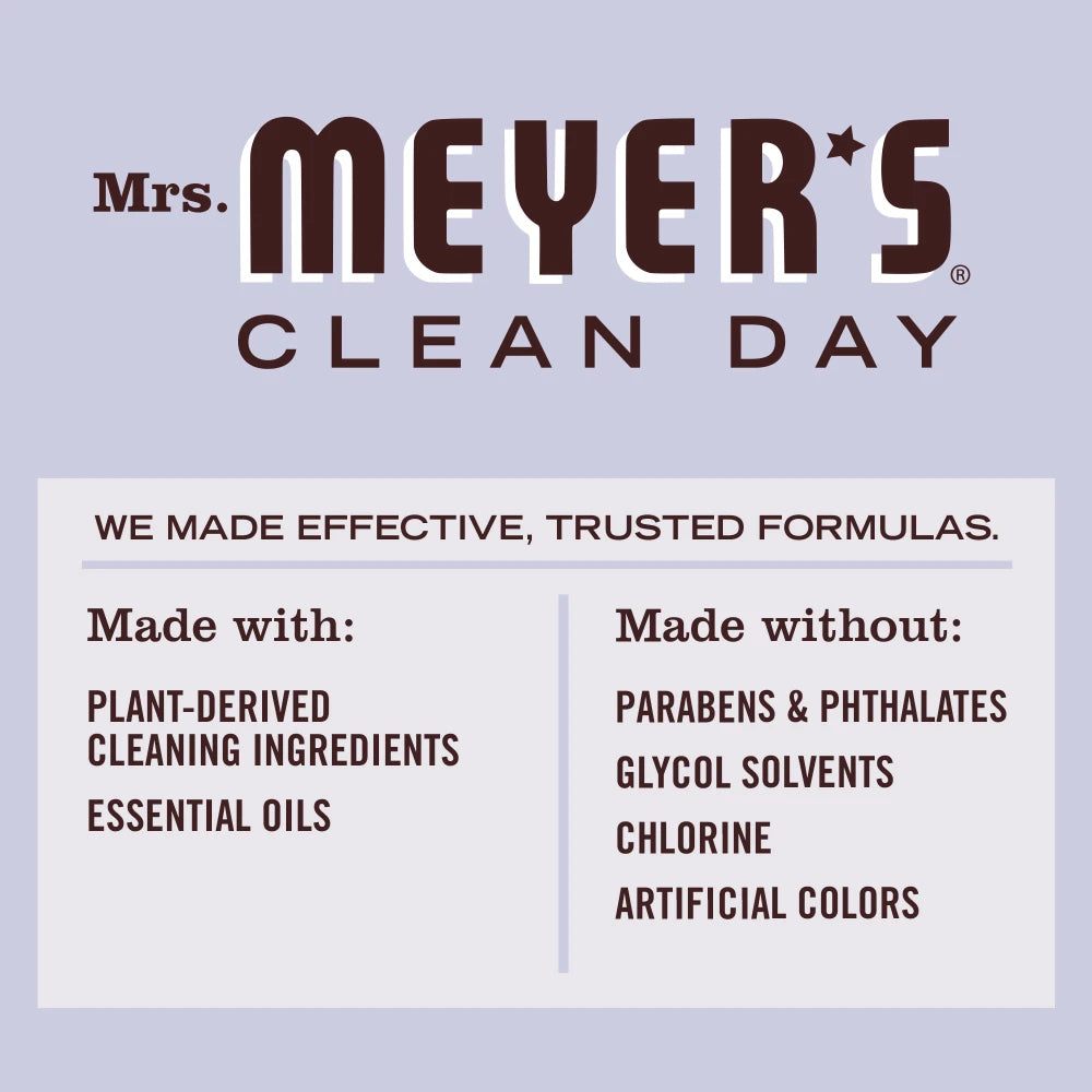 Mrs Meyers Lavender Multi - Surface Everyday Cleaner Concentrate Refill 2 - Pack - with Convenient Concentrated Use