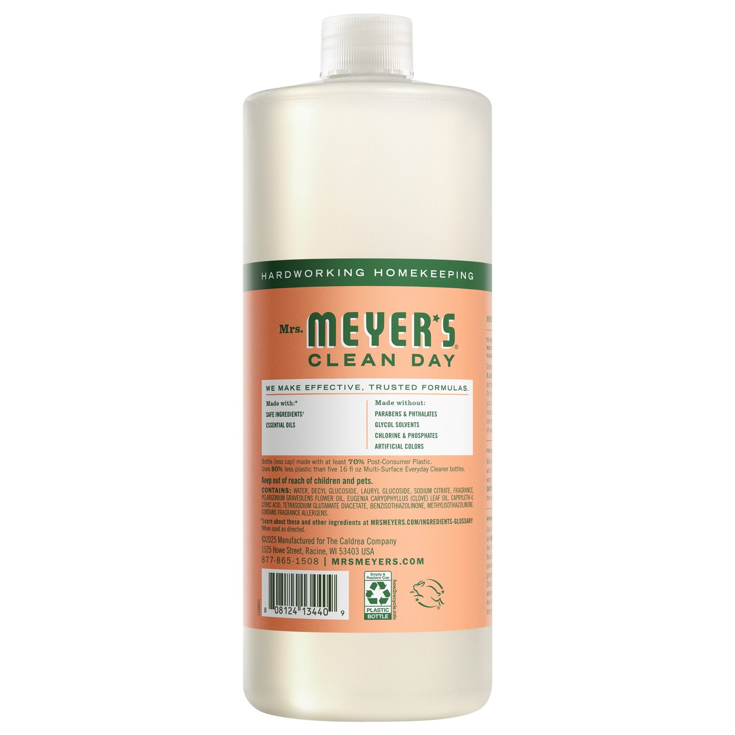 Mrs. Meyers Geranium Multi - Surface Concentrate - with Convenient Concentrated Use