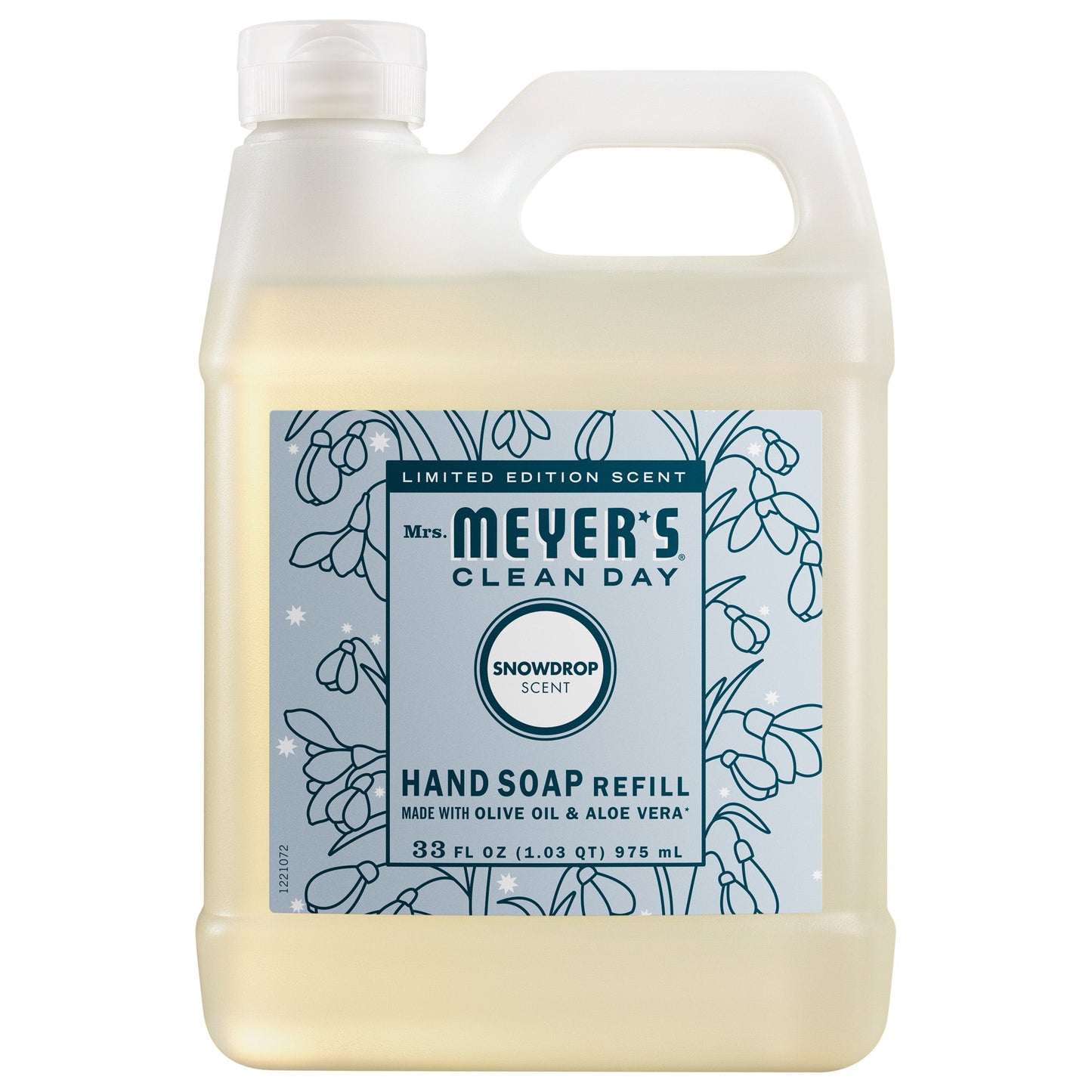 Mrs. Meyers Snowdrop Liquid Hand Soap Refill - with Everyday Cleansing