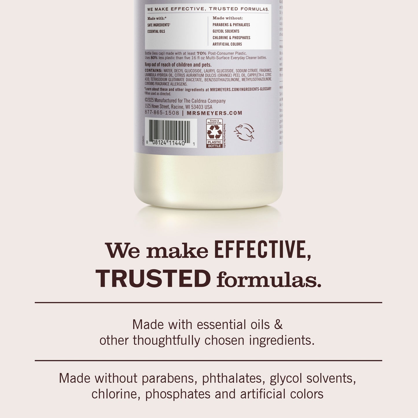Mrs. Meyers Lavender Multi - Surface Concentrate - with Convenient Concentrated Use