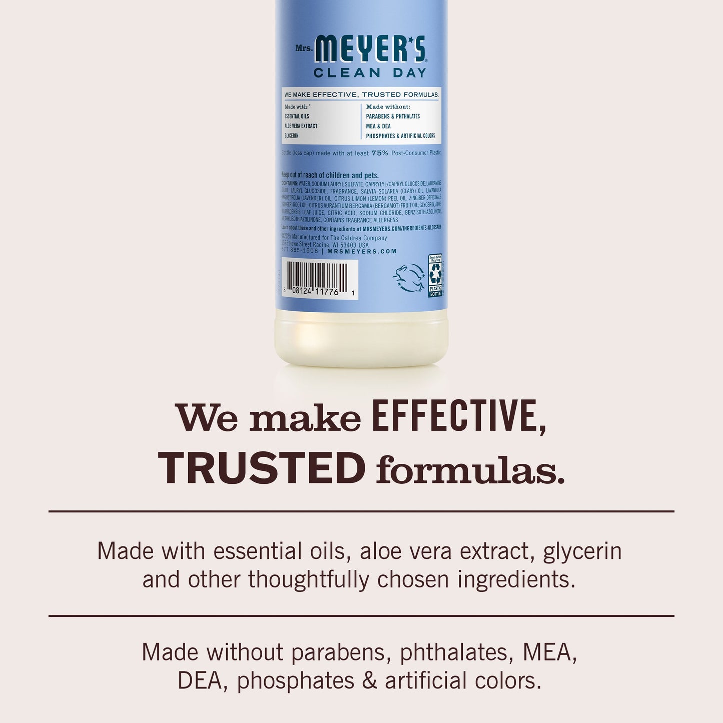 Mrs. Meyers Bluebell Dish Soap - with Kitchen Cleanup