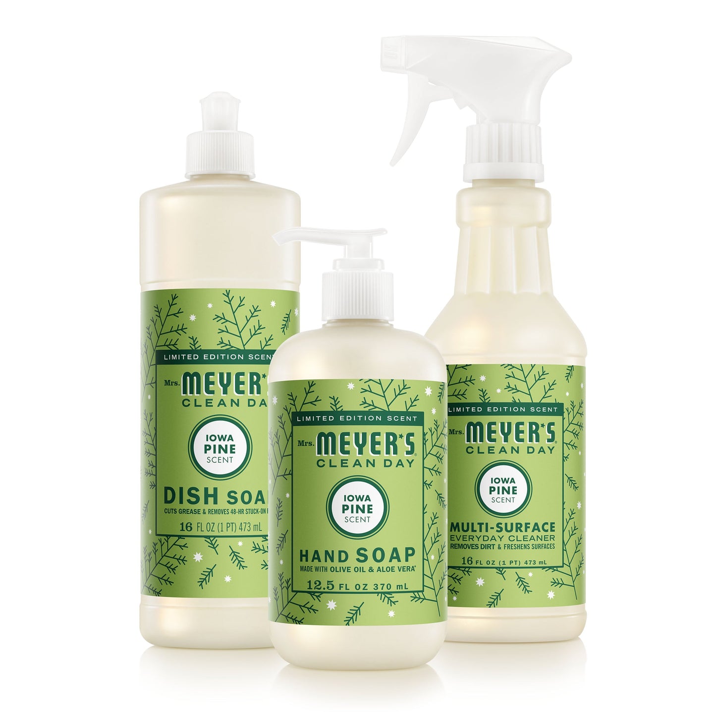 Mrs. Meyers Iowa Pine Kitchen Basics Set - with Everyday Cleansing