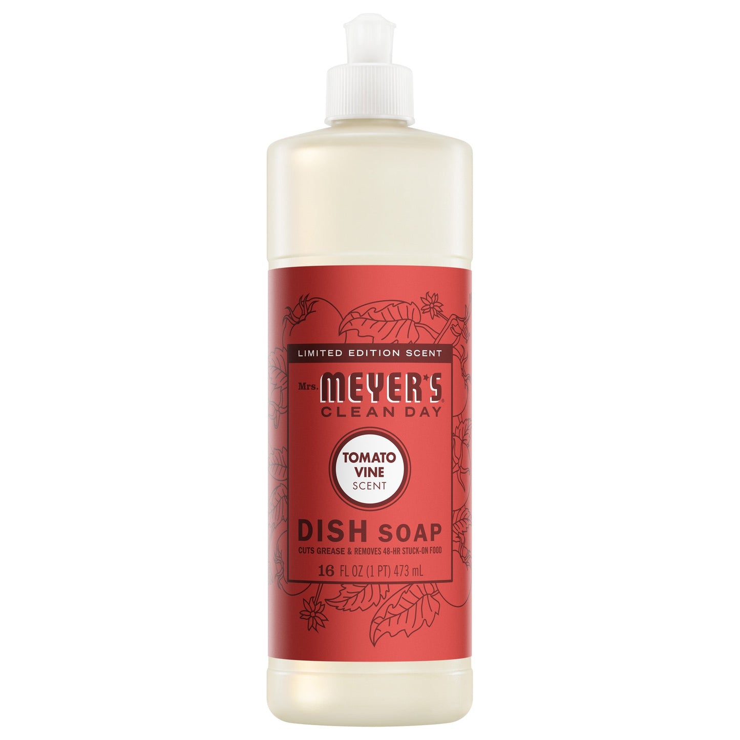 Mrs. Meyers Tomato Vine Dish Soap - Dish Care - with Kitchen Cleanup