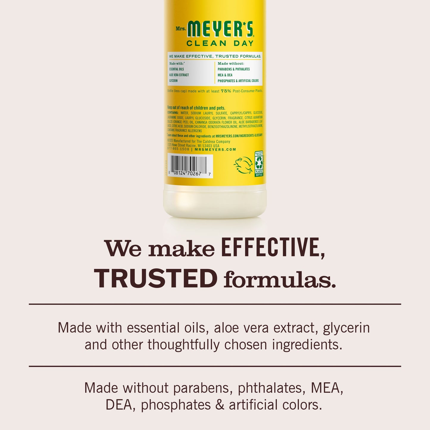 Mrs. Meyers Honeysuckle Dish Soap - with Kitchen Cleanup