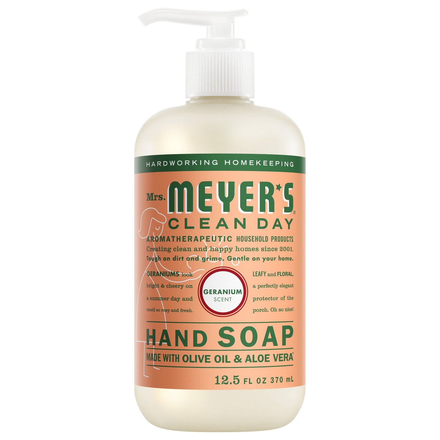 Mrs. Meyers Geranium Liquid Hand Soap - with Everyday Cleansing
