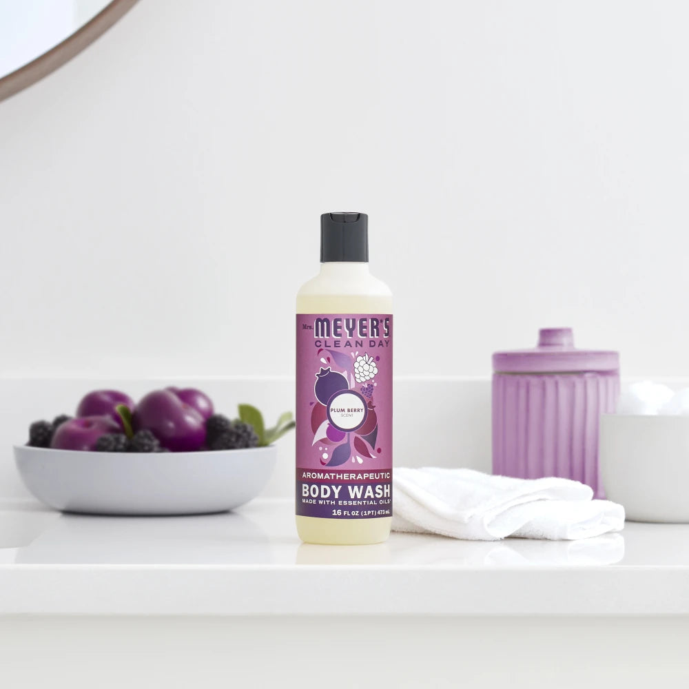Mrs. Meyers Plum Berry Body Wash - with Daily Cleansing
