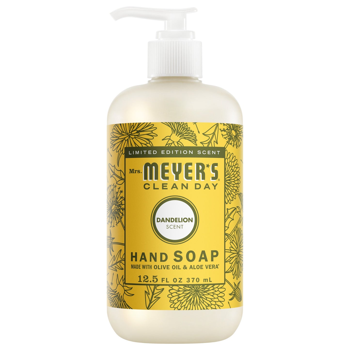 Mrs. Meyers Dandelion Liquid Hand Soap - with Everyday Cleansing